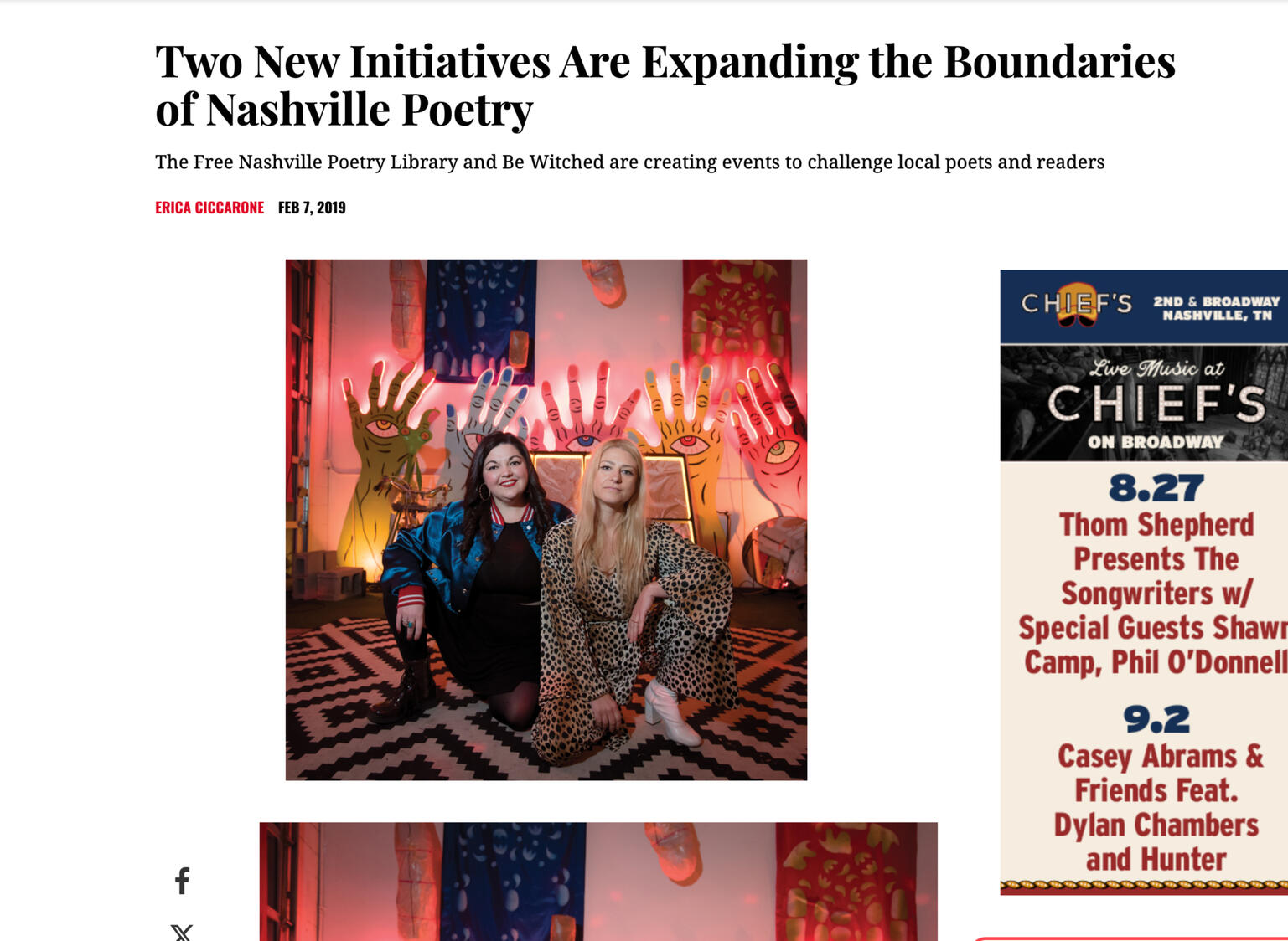 Two New Initiatives Are Expanding the Boundaries of Nashville Poetry